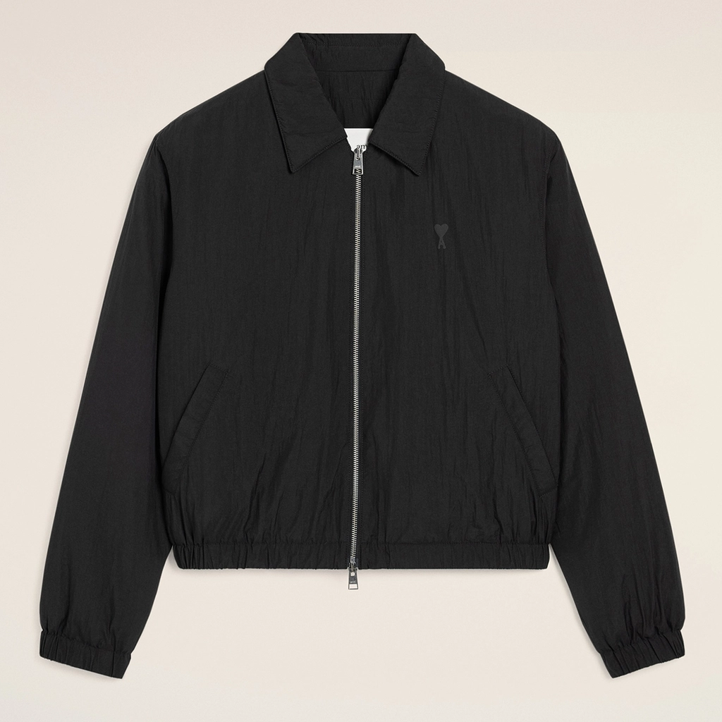 AMI Paris Crinkle Tech-Shell Jacket - S